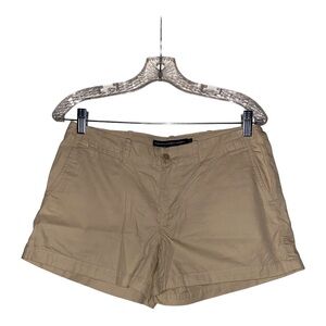 Ralph Lauren Sport Women's Shorts 100% Cotton Tan Chino Size 4‎ Shortie